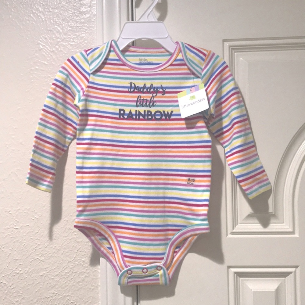 New - Little Wonders Daddy’s Little Rainbow Onesie